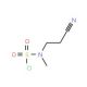2-cyanoethyl(methyl)sulfamoyl chloride - chemical structure image