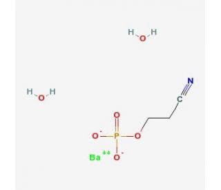 2-Cyanoethyl Phosphate, Barium Salt Dihydrate (CAS 5015-38-3) - chemical structure image