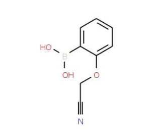 2-Cyanomethoxyphenylboronic acid (CAS 947533-29-1) - chemical structure image
