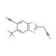 2-(Cyanomethyl)-5-(trifluoromethyl)-1,3-benzothiazole-6-carbonitrile - chemical structure image