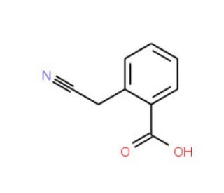 2-(Cyanomethyl)benzoic acid (CAS 6627-91-4) - chemical structure image