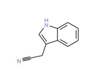 2-(Cyanomethyl)indole (CAS 7210-27-7) - chemical structure image