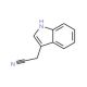 2-(Cyanomethyl)indole (CAS 7210-27-7) - chemical structure image