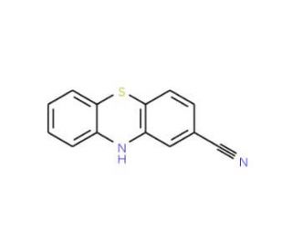 2-Cyanophenothiazine (CAS 38642-74-9) - chemical structure image