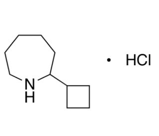 2-Cyclobutylhexahydro-1H-azepine Hydrochloride (CAS 1346603-18-6<br/>) - chemical structure image