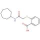 2-Cycloheptylcarbamoylmethylsulfanyl-benzoic acid - chemical structure image