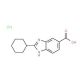 2-Cyclohexyl-1H-benzoimidazole-5-carboxylic acid hydrochloride - chemical structure image