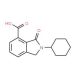 2-Cyclohexyl-3-oxo-2,3-dihydro-1H-isoindole-4-carboxylic acid - chemical structure image