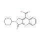 2-Cyclohexyl-3-oxo-2,3-dihydro-1H-pyrrolo-[3,4-b]quinoline-9-carboxylic acid - chemical structure image