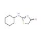 2-Cyclohexylamino-thiazol-4-one (CAS 27052-19-3) - chemical structure image