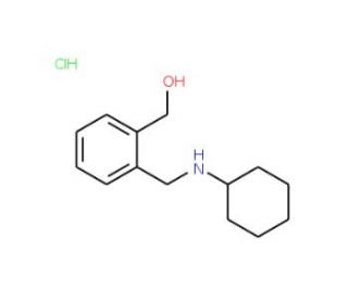 (2-Cyclohexylaminomethyl-phenyl)-methanol hydrochloride - chemical structure image