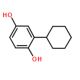 2-cyclohexylbenzene-1,4-diol (CAS 4197-75-5) - chemical structure image