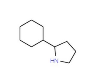 2-cyclohexylpyrrolidine (CAS 367281-02-5) - chemical structure image