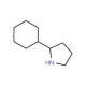 2-cyclohexylpyrrolidine (CAS 367281-02-5) - chemical structure image