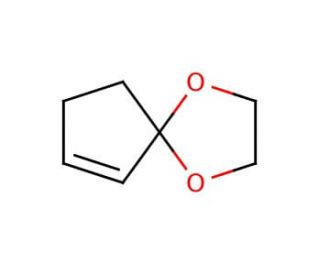 2-Cyclopenten-1-one ethylene ketal (CAS 695-56-7) - chemical structure image