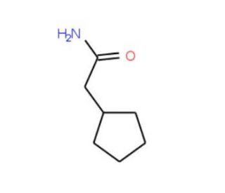 2-cyclopentylacetamide (CAS 933-04-0) - chemical structure image