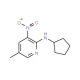 2-Cyclopentylamino-5-methyl-3-nitropyridine (CAS 1033202-29-7) - chemical structure image