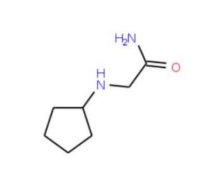 2-(cyclopentylamino)acetamide - chemical structure image