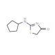 2-Cyclopentylamino-thiazol-4-one - chemical structure image