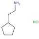 2-cyclopentylethanamine hydrochloride - chemical structure image