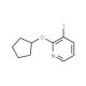 2-Cyclopentyloxy-3-iodopyridine - chemical structure image