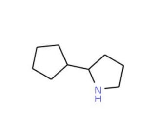 2-cyclopentylpyrrolidine - chemical structure image