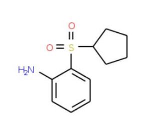 2-(cyclopentylsulfonyl)aniline - chemical structure image