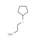 2-(cyclopentylthio)ethanamine - chemical structure image