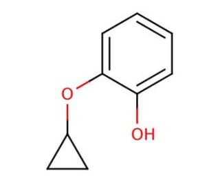 2-Cyclopropoxy-phenol - chemical structure image
