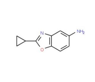 2-cyclopropyl-1,3-benzoxazol-5-amine - chemical structure image