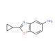 2-cyclopropyl-1,3-benzoxazol-5-amine - chemical structure image