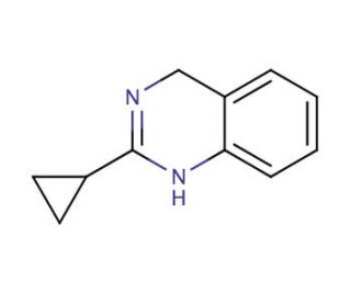 2-cyclopropyl-3,4-dihydroquinazoline - chemical structure image