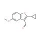 2-Cyclopropyl-5-methoxy-1-benzofuran-3-carbaldehyde - chemical structure image