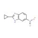 2-cyclopropyl-5-nitro-1H-benzimidazole - chemical structure image