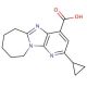2-cyclopropyl-7,8,9,10-tetrahydro-6H-pyrido[3′,2′:4,5]imidazo[1,2-a]azepine-4-carboxylic acid - chemical structure image