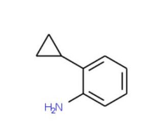 2-Cyclopropyl-phenylamine (CAS 3158-73-4) - chemical structure image