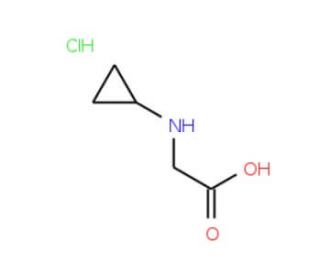 2-(cyclopropylamino)acetic acid hydrochloride - chemical structure image
