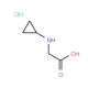 2-(cyclopropylamino)acetic acid hydrochloride - chemical structure image