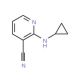 2-(Cyclopropylamino)nicotinonitrile (CAS 52583-90-1) - chemical structure image
