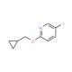 2-Cyclopropylmethoxy-5-iodopyridine (CAS 902837-53-0) - chemical structure image