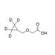 2-(Cyclopropylmethoxy-d4)-acetic Acid (CAS 1346602-05-8) - chemical structure image