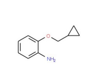 2-Cyclopropylmethoxy-phenylamine - chemical structure image