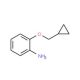 2-Cyclopropylmethoxy-phenylamine - chemical structure image