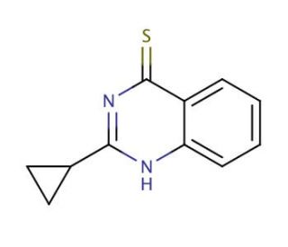 2-cyclopropylquinazoline-4-thiol - chemical structure image