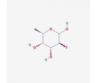 2-Deoxy-2-fluoro-L-fucose (CAS 70763-62-1) - chemical structure image