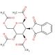 2-Deoxy-2-N-phthalimido-1,3,4,6-tetra-O-acetyl-D-glucopyranose (CAS 79733-86-1) - chemical structure image