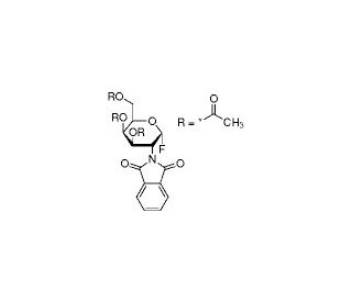 2-Deoxy-2-phthalimido-3,4,6-tri-O-acetyl-&alpha;-D-galactopyranosyl fluoride (CAS 177966-56-2) - chemical structure image
