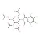 2-Deoxy-2-(tetrachlorophthalimido)-D-glucopyranose 1,3,4,6-tetraacetate (CAS 174356-26-4) - chemical structure image