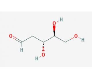 2-Deoxy-L-ribose (CAS 18546-37-7) - chemical structure image