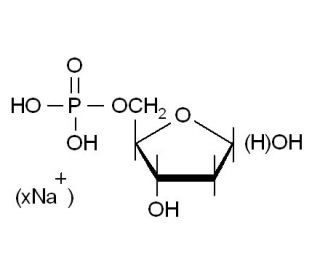 2-Deoxyribose 5-phosphate sodium salt (CAS 102916-66-5) - chemical structure image